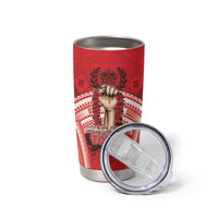 Custom Tonga Rugby Mate Ma'a Tumbler Cup Tongan Pride Unique Style - Polynesian Pride
