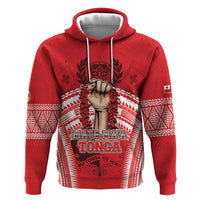 Custom Tonga Rugby Mate Ma'a Zip Hoodie Tongan Pride Unique Style - Polynesian Pride