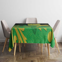 New Zealand Aotearoa Ruru Tablecloth Maori Fern Art Green