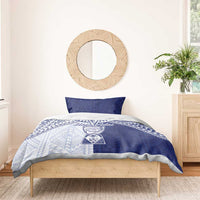 Northern Mariana Islands And Guam Bedding Set Latte Stone With Tribal Pattern