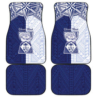 Personalised Northern Mariana Islands And Guam Car Mats Latte Stone With Tribal Pattern