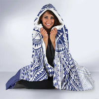 Northern Mariana Islands And Guam Hooded Blanket Latte Stone With Tribal Pattern