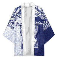 Personalised Northern Mariana Islands And Guam Kimono Latte Stone With Tribal Pattern
