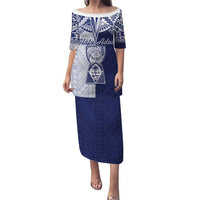 Personalised Northern Mariana Islands And Guam Puletasi Latte Stone With Tribal Pattern