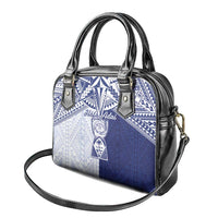 Northern Mariana Islands And Guam Shoulder Handbag Latte Stone With Tribal Pattern