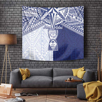 Northern Mariana Islands And Guam Tapestry Latte Stone With Tribal Pattern