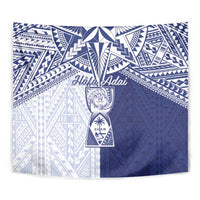 Northern Mariana Islands And Guam Tapestry Latte Stone With Tribal Pattern