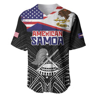 American Samoa Flag Day Baseball Jersey Bald Eagle With Polynesian Pattern