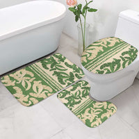 Hawaii Pua Kenikeni Lei Bathroom Set With Lau Maia Green LT05 - Polynesian Pride