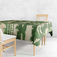 Hawaii Pua Kenikeni Lei Tablecloth With Lau Maia Green LT05 - Polynesian Pride