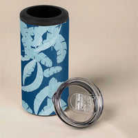 Hawaii Pua Kenikeni Lei 4 in 1 Can Cooler Tumbler With Lau Maia Royal Blue