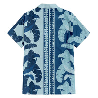 Hawaii Pua Kenikeni Lei Hawaiian Shirt With Lau Maia Royal Blue LT05 - Polynesian Pride