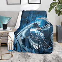 New Zealand Matariki Blanket Pigeon Kereru Maori Fern Art
