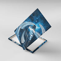 New Zealand Matariki Canvas Wall Art Pigeon Kereru Maori Fern Art