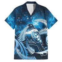 New Zealand Matariki Family Matching Summer Maxi Dress and Hawaiian Shirt Pigeon Kereru Maori Fern Art
