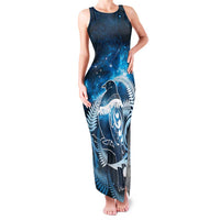 New Zealand Matariki Family Matching Tank Maxi Dress and Hawaiian Shirt Pigeon Kereru Maori Fern Art