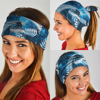 New Zealand Matariki Neck Gaiter Pigeon Kereru Maori Fern Art