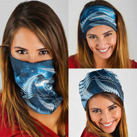 New Zealand Matariki Neck Gaiter Pigeon Kereru Maori Fern Art