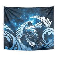 New Zealand Matariki Tapestry Pigeon Kereru Maori Fern Art