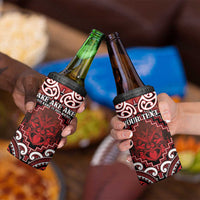 Personalised New Zealand Aotearoa 4 in 1 Can Cooler Tumbler Te Reo Maori Ake Ake Ake - Polynesian Pride