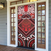 New Zealand Aotearoa Door Cover Te Reo Maori Ake Ake Ake - Polynesian Pride