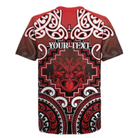 Personalised New Zealand Aotearoa Rugby Jersey Te Reo Maori Ake Ake Ake - Polynesian Pride