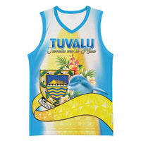 Personalised Tuvalu Independence Day Basketball Jersey Tuvalu Mo Te Atua - Polynesian Pride