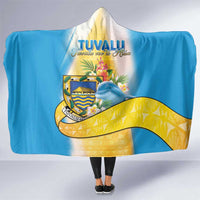 Tuvalu Independence Day Hooded Blanket Tuvalu Mo Te Atua - Polynesian Pride
