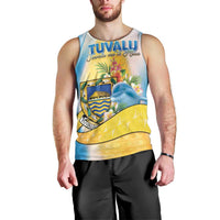 Personalised Tuvalu Independence Day Men Tank Top Tuvalu Mo Te Atua - Polynesian Pride