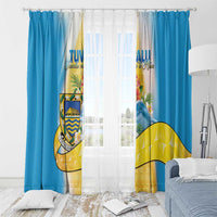 Tuvalu Independence Day Window Curtain Tuvalu Mo Te Atua - Polynesian Pride