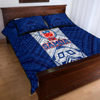Samoa Rugby Quilt Bed Set 2023 Pacific Championships Polynesian Pattern LT05 - Polynesian Pride