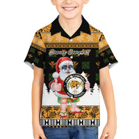 Custom Hawaii James Campbell High School Christmas Hawaiian Shirt Tropical Santa Claus LT05 - Polynesian Pride
