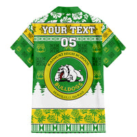 Custom Hawaii Kaimuki High School Christmas Family Matching Mermaid Dress and Hawaiian Shirt Tropical Santa Claus LT05 - Polynesian Pride