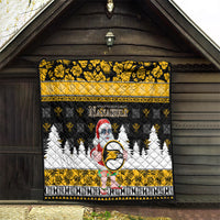 Custom Hawaii Nanakuli High and Intermediate School Christmas Quilt Tropical Santa Claus LT05 - Polynesian Pride