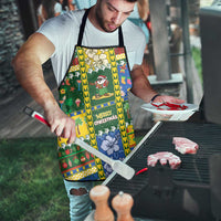 Solomon Islands Christmas Apron Festive Beach Vibes - Polynesian Pride