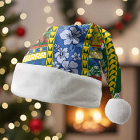 Solomon Islands Christmas Santa Hat Festive Beach Vibes - Polynesian Pride