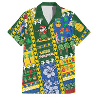 Solomon Islands Christmas Hawaiian Shirt Festive Beach Vibes LT05 Green - Polynesian Pride