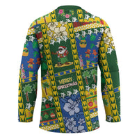 Solomon Islands Christmas Hockey Jersey Festive Beach Vibes - Polynesian Pride