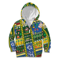 Solomon Islands Christmas Kid Hoodie Festive Beach Vibes - Polynesian Pride