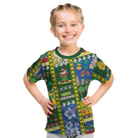 Solomon Islands Christmas Kid T Shirt Festive Beach Vibes - Polynesian Pride