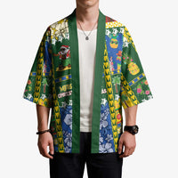Solomon Islands Christmas Kimono Festive Beach Vibes - Polynesian Pride