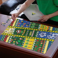Solomon Islands Christmas Puzzle Festive Beach Vibes - Polynesian Pride