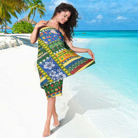 Solomon Islands Christmas Sarong Festive Beach Vibes - Polynesian Pride