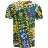Solomon Islands Christmas T Shirt Festive Beach Vibes LT05 - Polynesian Pride