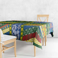 Solomon Islands Christmas Tablecloth Festive Beach Vibes - Polynesian Pride