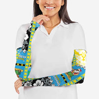Tuvalu Christmas Arm Sleeves Festive Beach Vibes - Polynesian Pride