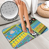 Tuvalu Christmas Bathroom Set Festive Beach Vibes - Polynesian Pride