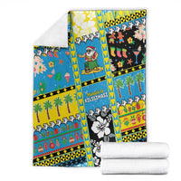 Tuvalu Christmas Blanket Festive Beach Vibes - Polynesian Pride