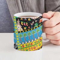 Tuvalu Christmas Ceramic Mug Festive Beach Vibes - Polynesian Pride