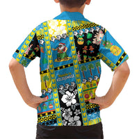 Tuvalu Christmas Family Matching Mermaid Dress and Hawaiian Shirt Festive Beach Vibes - Polynesian Pride